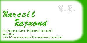 marcell rajmond business card